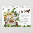 Search for oh safari baby boy shower invitations Elephant