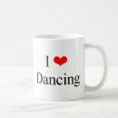 Search for i love dance mugs Heart