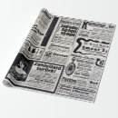 Search for advertising wrapping paper Newspaper
