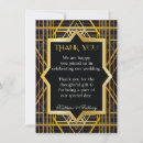 Search for 1920s 4x6 invitations Black and gold