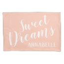 Search for sweet dreams pillowcases Girly