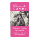 Search for bright pink monogram stickers Elegant