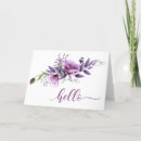 Search for garden horizontal note cards Purple