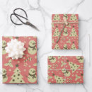 Search for holly and berries wrapping paper Candy cane