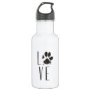 Search for paw print water bottles Cat