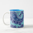 Search for floral paisley mugs Blue