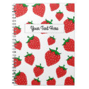 Search for strawberry fruit notebooks Summer