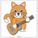 Search for guitar lovers stickers Acoustic
