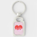 Search for colourful hearts key rings Pretty