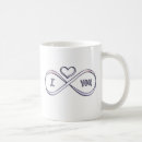 Search for infinity heart mugs Blue