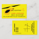Search for helicopter pilot business cards Aeroplane