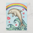 Search for jumping dolphin postcards Water