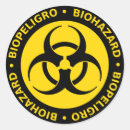 Search for yellow biohazard stickers Black