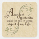 Search for abundant stickers Affirmation