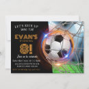 Search for soccer party invitations Let's kick it