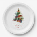 Search for christmas tree paper plates Green