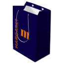 Search for blue and orange gift bags For her