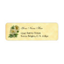 Search for parchment return address labels Floral