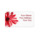 Search for beautiful return address labels Red