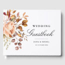 Search for autumn leaves wedding guest books Botanical floral