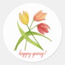 Search for watercolor tulips stickers Botanical