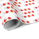 Search for hand painted christmas wrapping paper Red