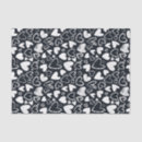 Search for black heart tissue paper Black and white