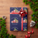 Search for rustic christmas wrapping paper Navy blue