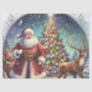 Search for santa claus tissue paper Watercolor