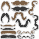Search for black moustache stickers Hipster