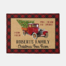 Search for red truck doormats Burlap