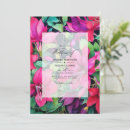 Search for black and fuchsia wedding invitations Floral
