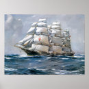 Search for clipper sailing ship posters Vintage