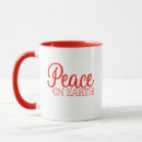 Search for peace on earth mugs Cute