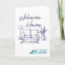 Search for new client cards Welcome home