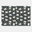 Search for fluffy wrapping paper Blue