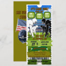 Search for football ticket birthday invitations All star