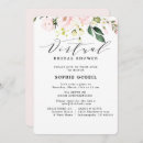 Search for blush pink bridal shower invitations Chic