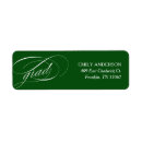 Search for green graduation return address labels Trendy