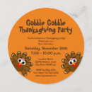 Search for cartoon turkey invitations Dinner