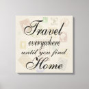 Search for stamp canvas prints Travel