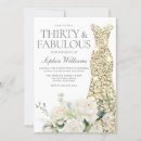 Search for digital 30th birthday invitations Floral