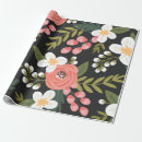 Search for black floral wrapping paper Pretty