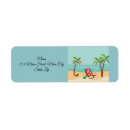 Search for cruise ships return address labels Tropical