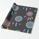 Search for dreamcatcher wrapping paper Colourful