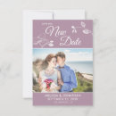 Search for postponement wedding save the dates Botanical
