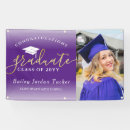 Search for purple and gold graduation banners Congratulations