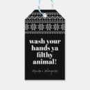 Search for funny christmas gift tags Typography