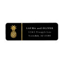 Search for gold foil return address labels weddings Black