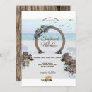 Search for beach arbor wedding invitations Ocean
